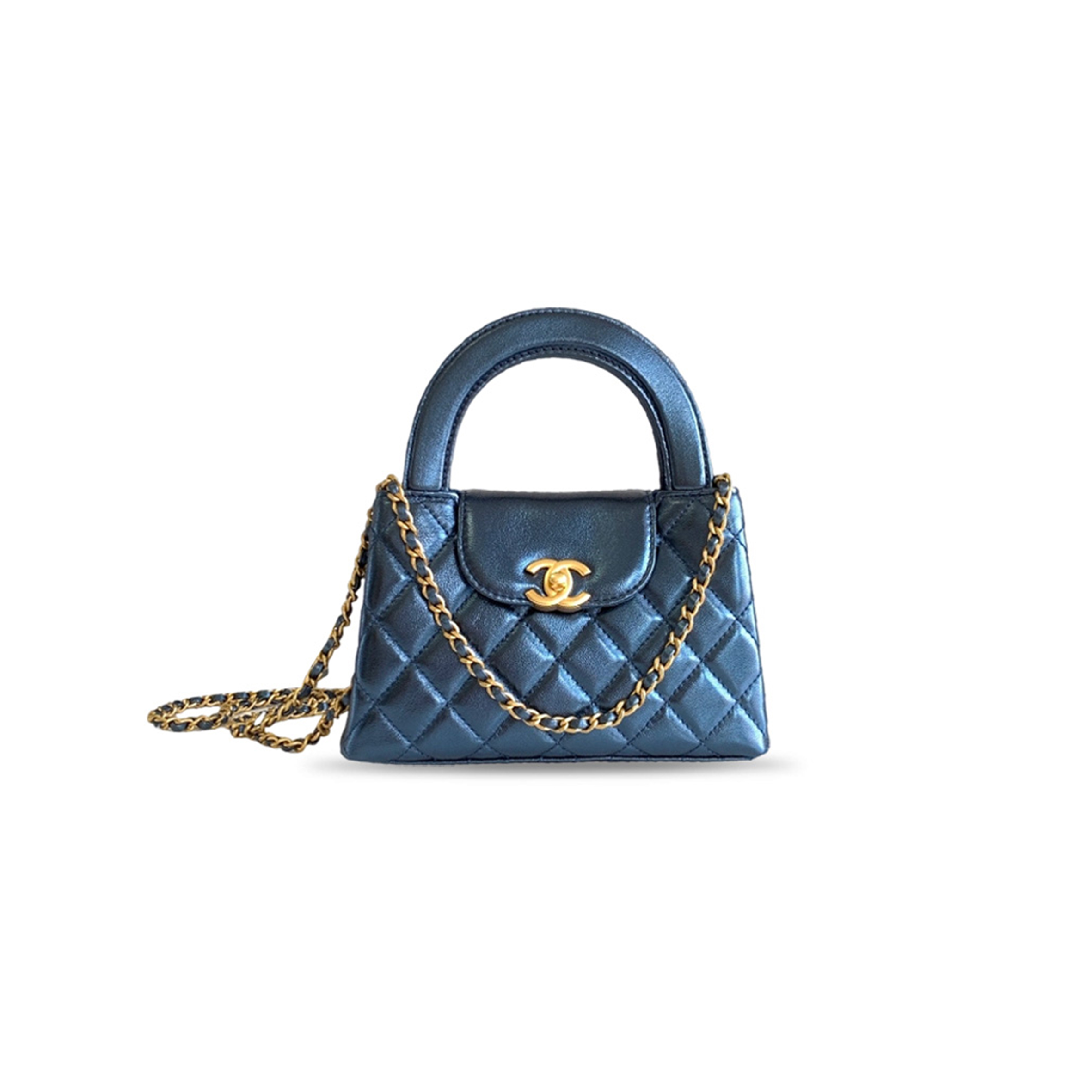 CHANEL MINI KELLY HANDLE BAG AS4416 (19*13*7cm)